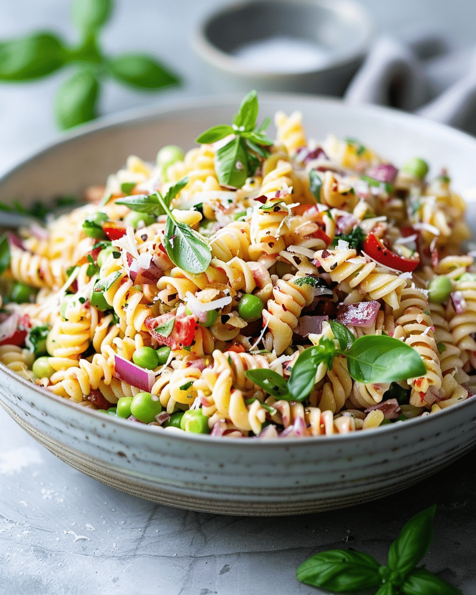 Pasta Salad With Peas
