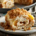 Peach Cheesecake Rolls With Cinnamon Sugar