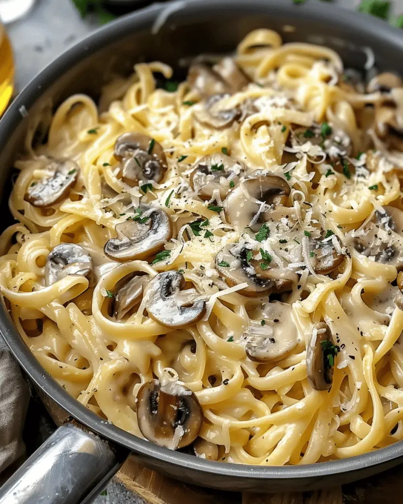 Creamy Mushroom Gruyere Pasta For Ultimate Comfort Food