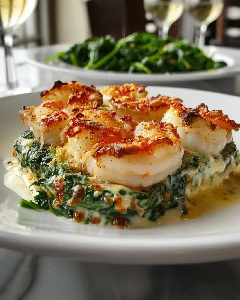 Ruth’s Chris Seafood Spinach Rockefeller