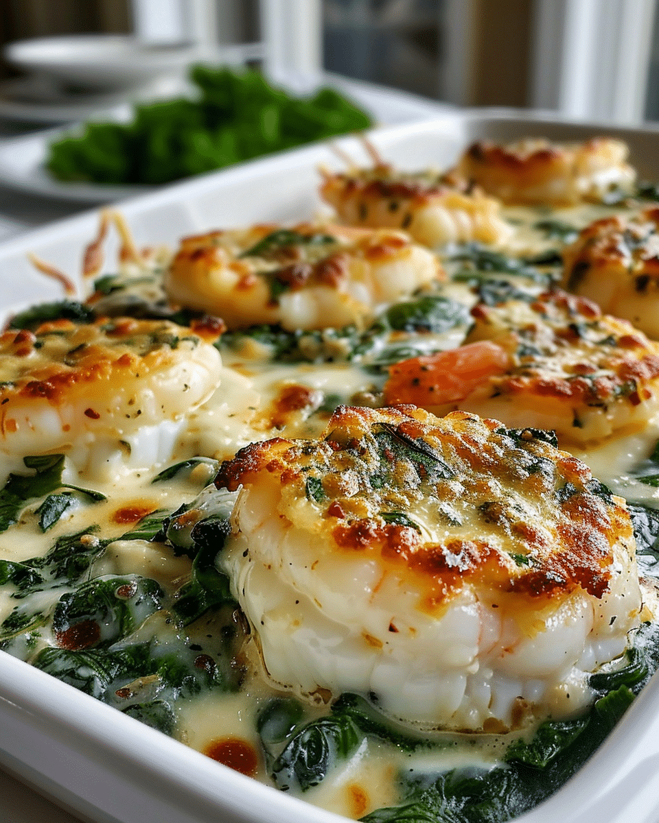 Ruth’s Chris Seafood Spinach Rockefeller