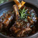 Lamb Shank with Rosemary Jus (No Wine Version)