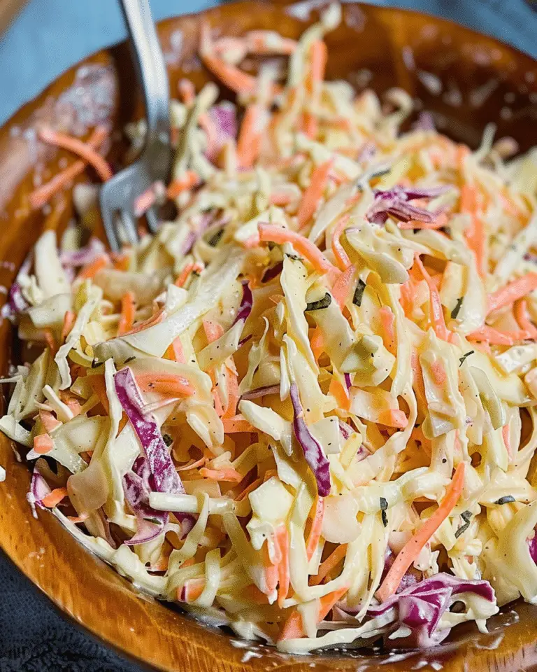 Super Creamy Coleslaw Salad