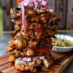 Easy Chicken Shawarma Tower Baked in the Oven