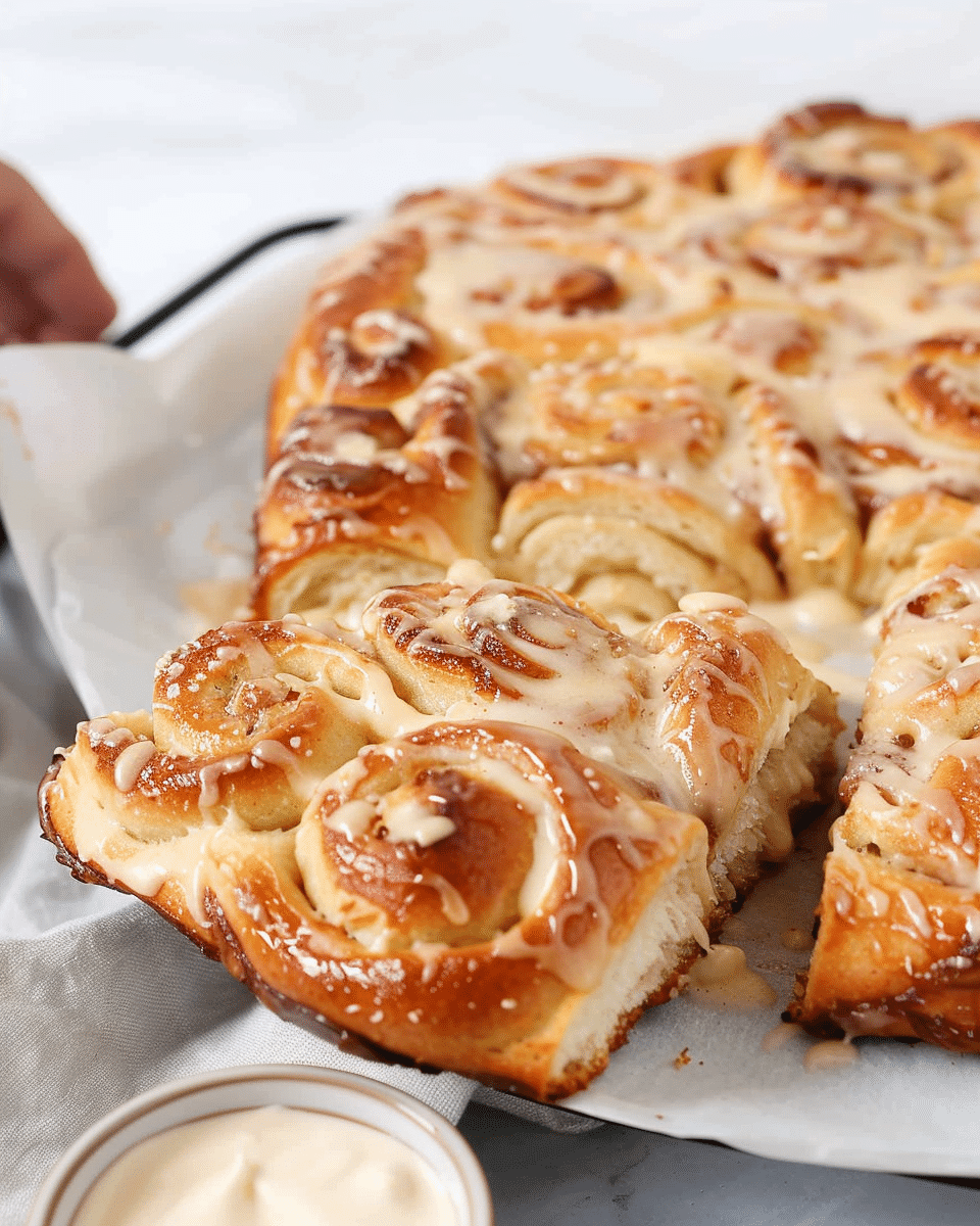Overnight cinnamon roll focaccia