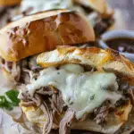 Crockpot French Dip Sandwiches
