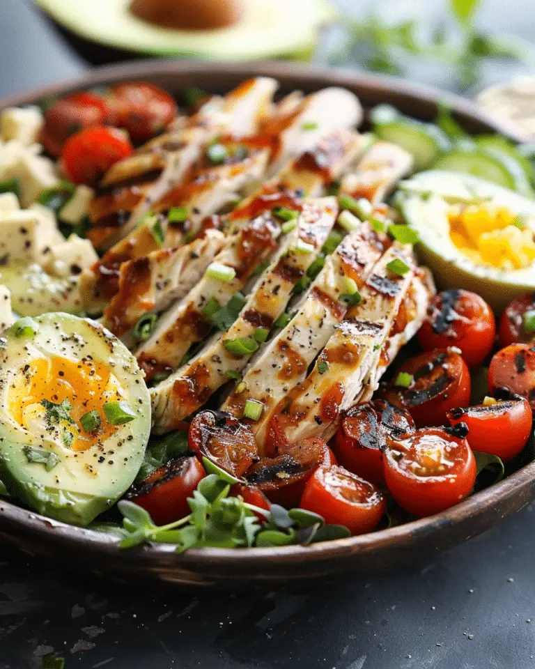Paleo Grilled Chicken Cobb Salad