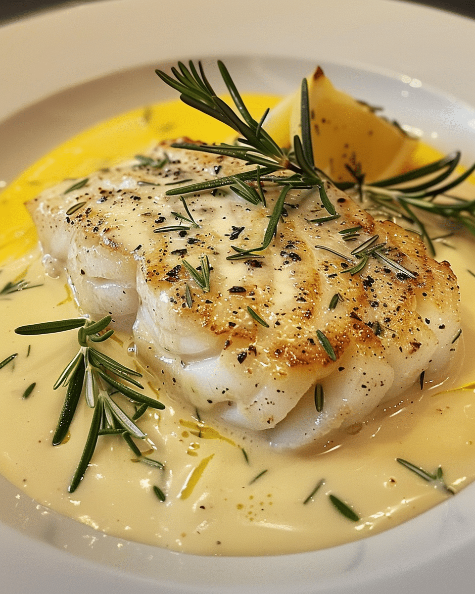 Cod & Potatoes In Rosemary Cream Sauce