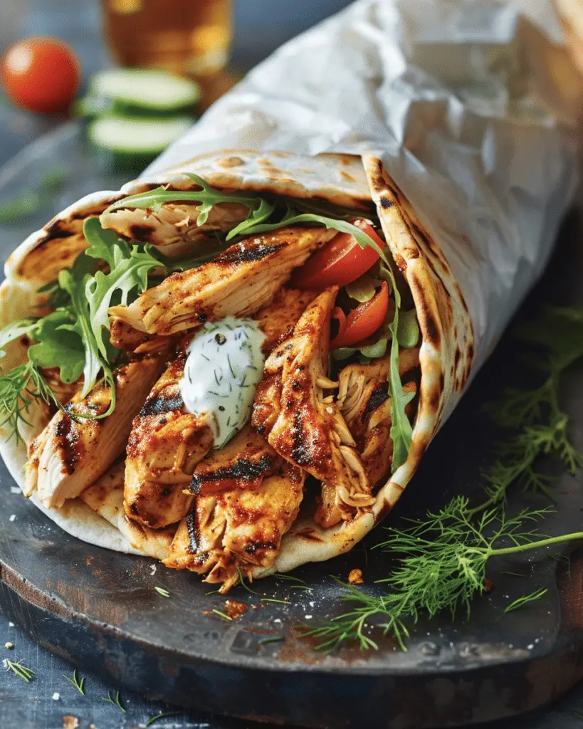 Chicken Shawarma Wrap