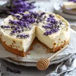 Delicious Honey Lavender Cheesecake to Brighten Your Day