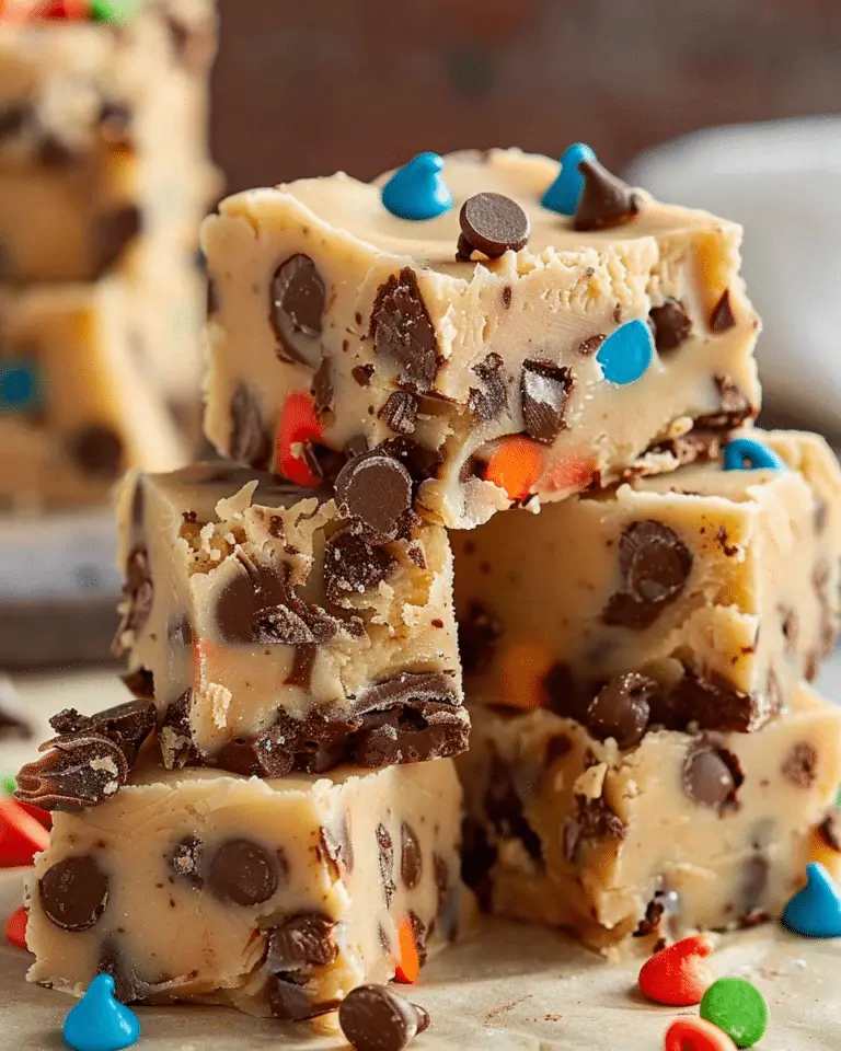 Monster Cookie Dough Fudge