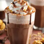 Peanut butter frozen hot chocolate