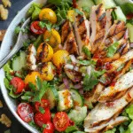 Grilled Chicken Salad + Homemade Sweet Onion Dressing