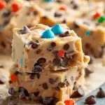 Monster Cookie Dough Fudge