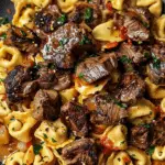 One-Pan Cowboy Butter Tortellini Steak Bites Recipe