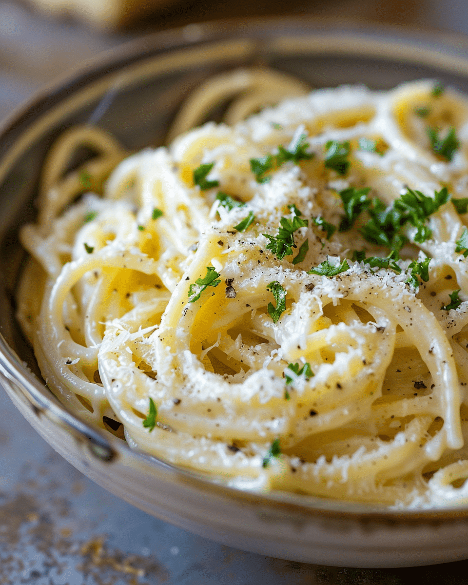 Cheesy Garlic Parmesan Spaghetti