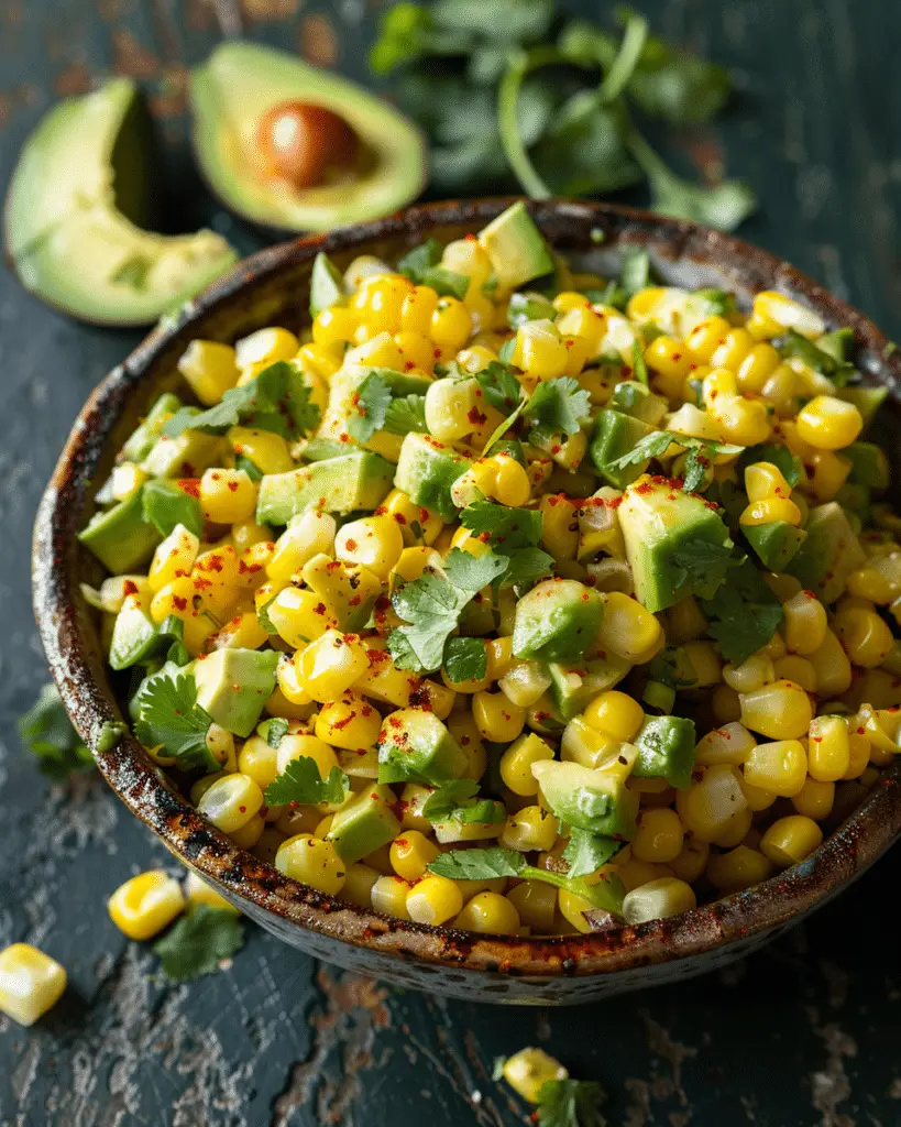 Summer Corn Salad With Avocado