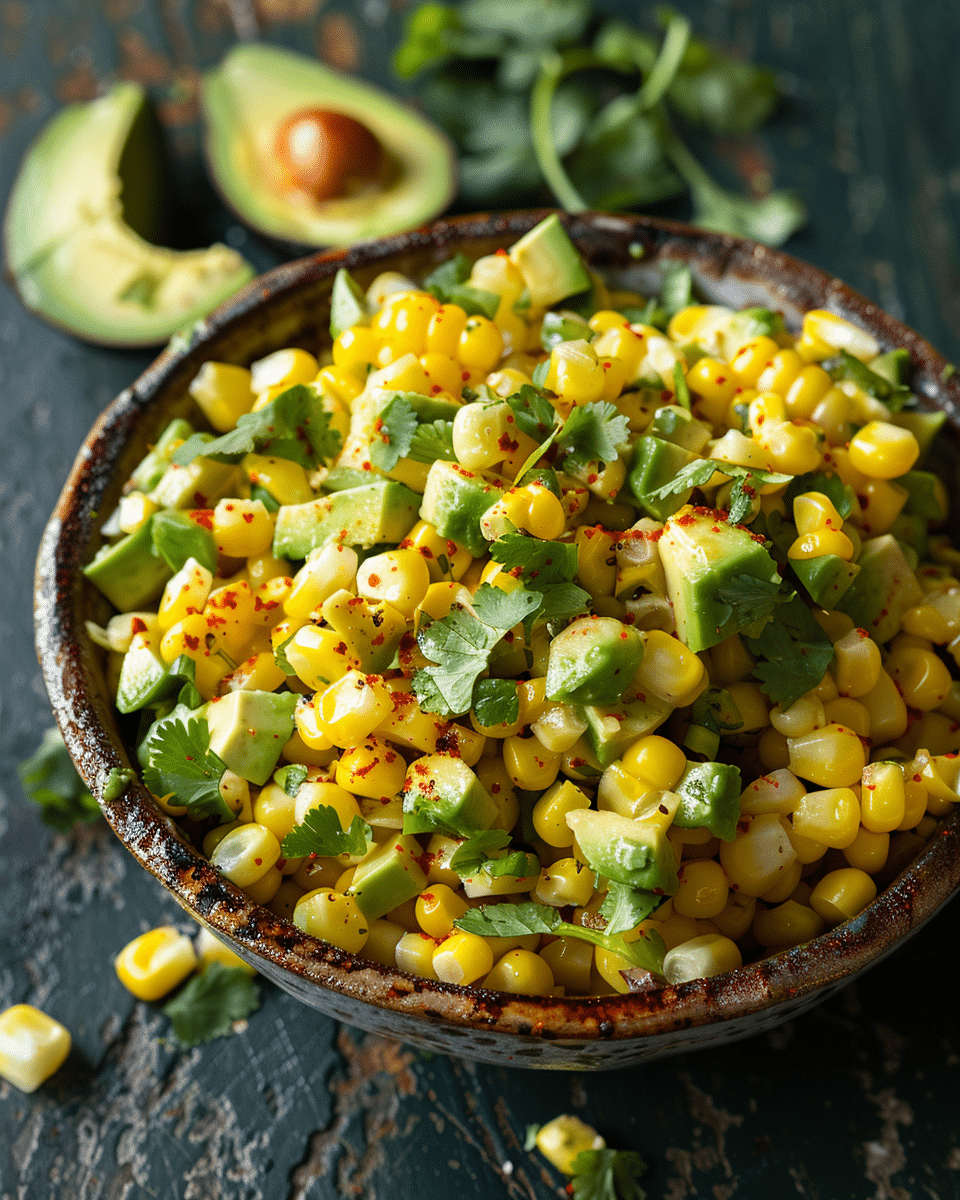 Summer Corn Salad With Avocado