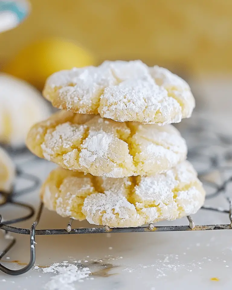 Lemon Crinkle Cookies