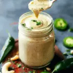 Cheesy Jalapeño Cashew Dressing