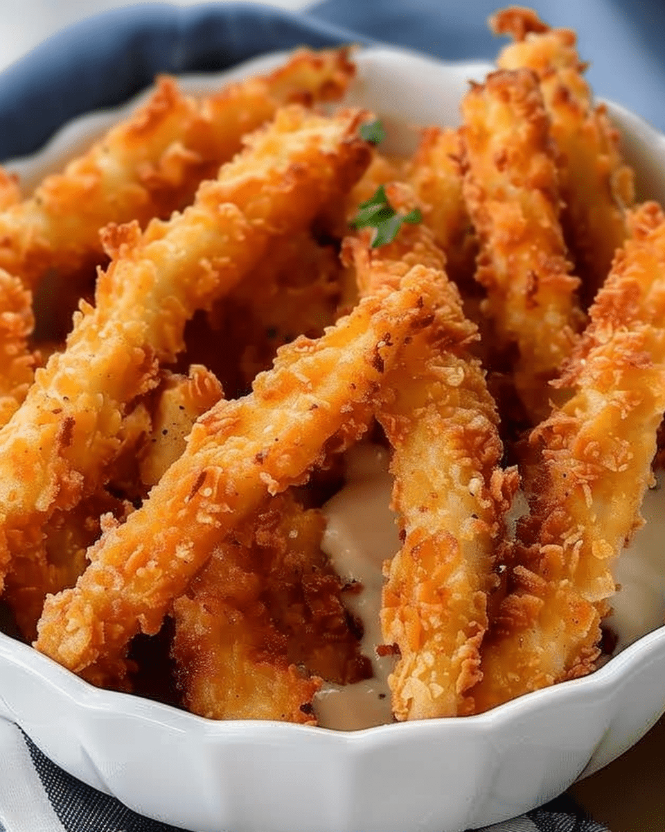 Low-Carb Chicken Fries: Fast, Easy & High-Protein Snack