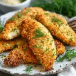 Crispy Dill Pickle Parmesan Chicken