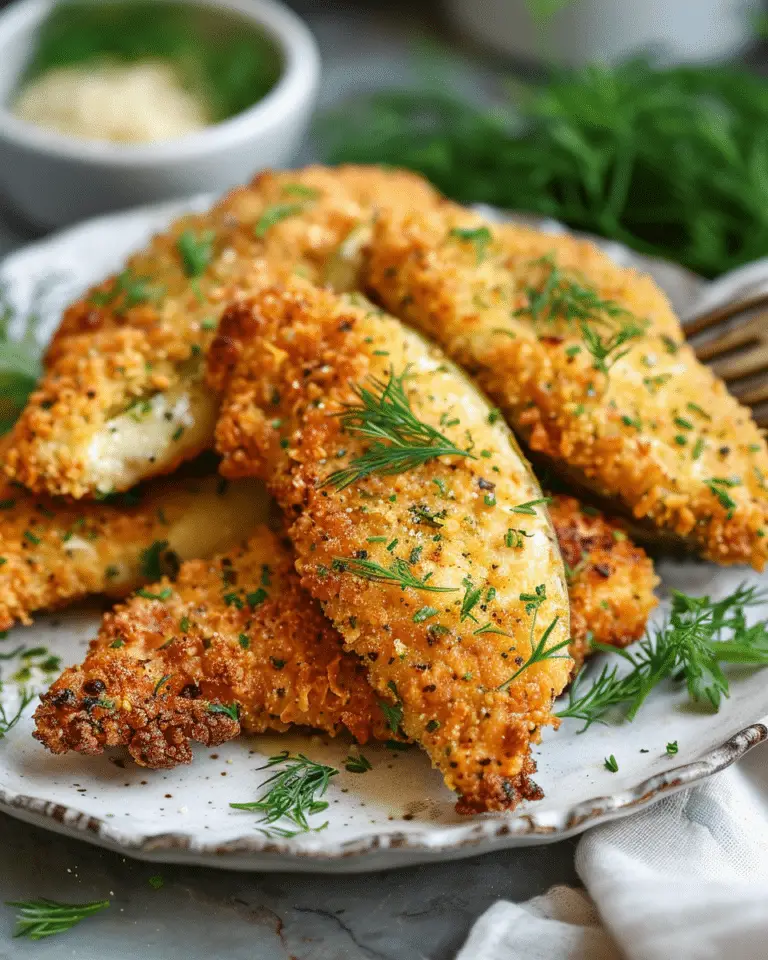 Crispy Dill Pickle Parmesan Chicken