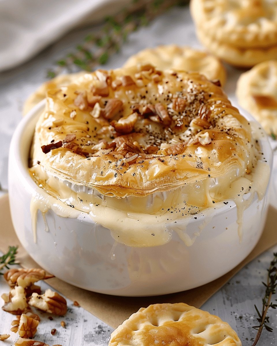 Air Fryer Baked Brie Pastry