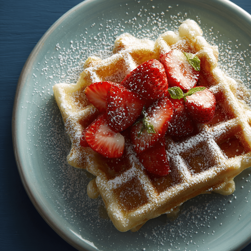 Easy Belgian Waffle Recipe