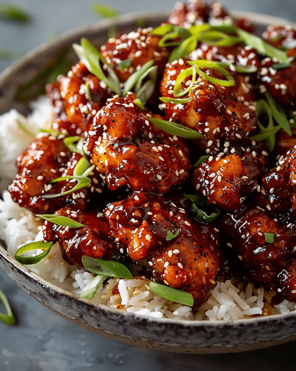 Sticky Korean Gochujang Chicken