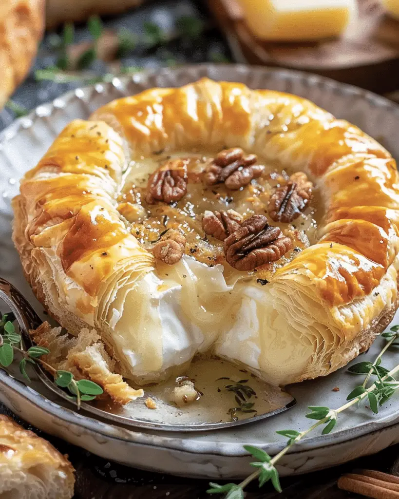 Air Fryer Baked Brie Pastry