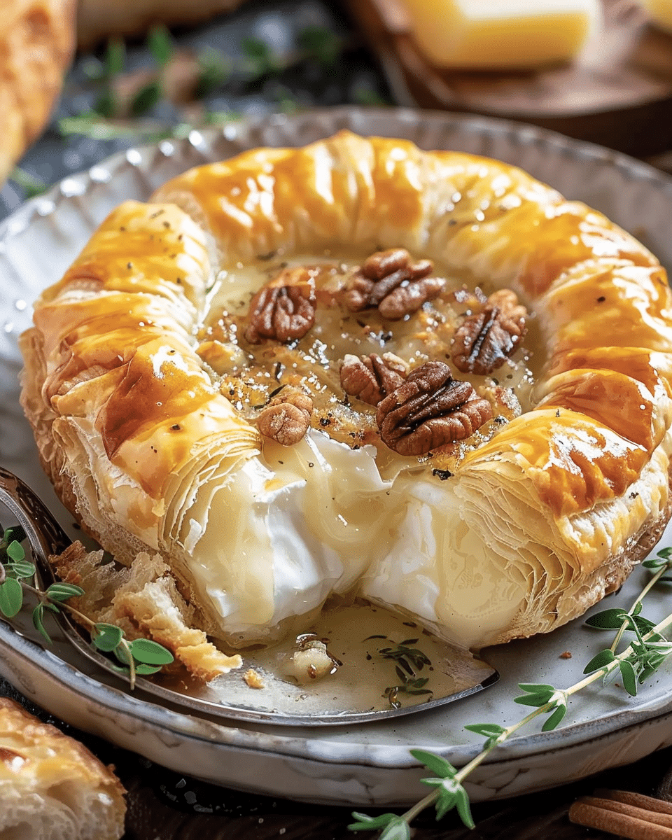 Air Fryer Baked Brie Pastry