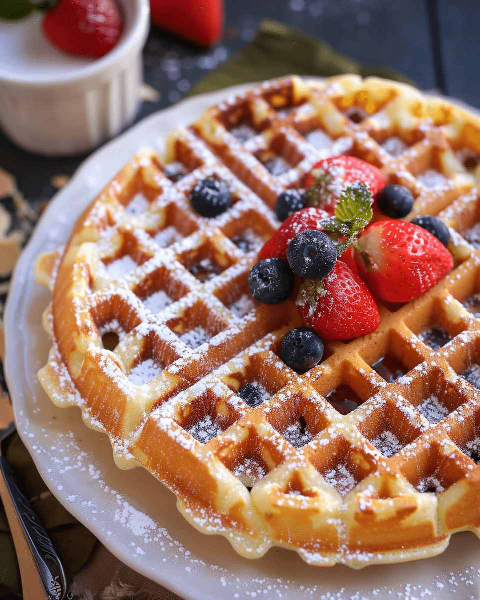 Easy Belgian Waffle Recipe