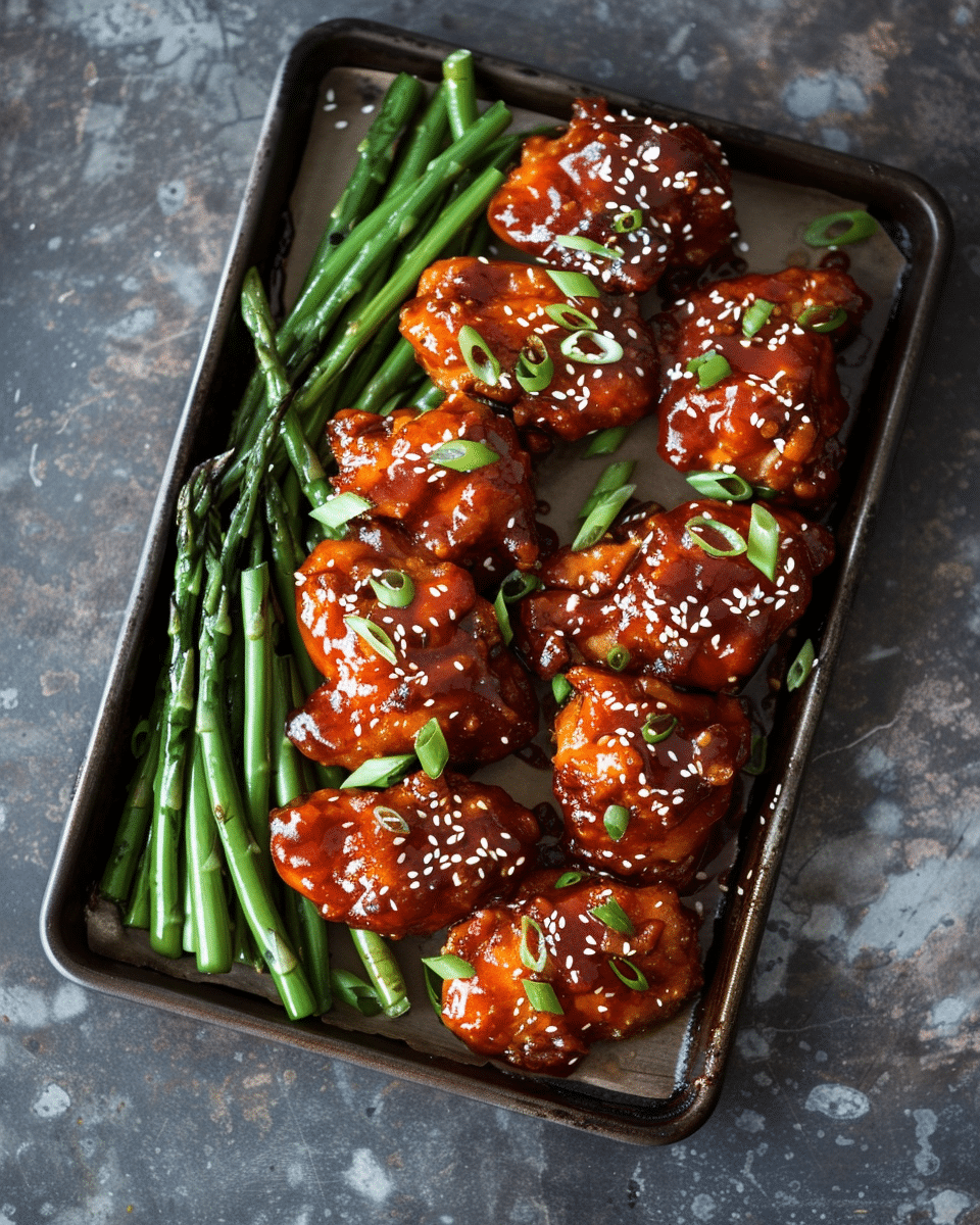 Sticky Korean Gochujang Chicken