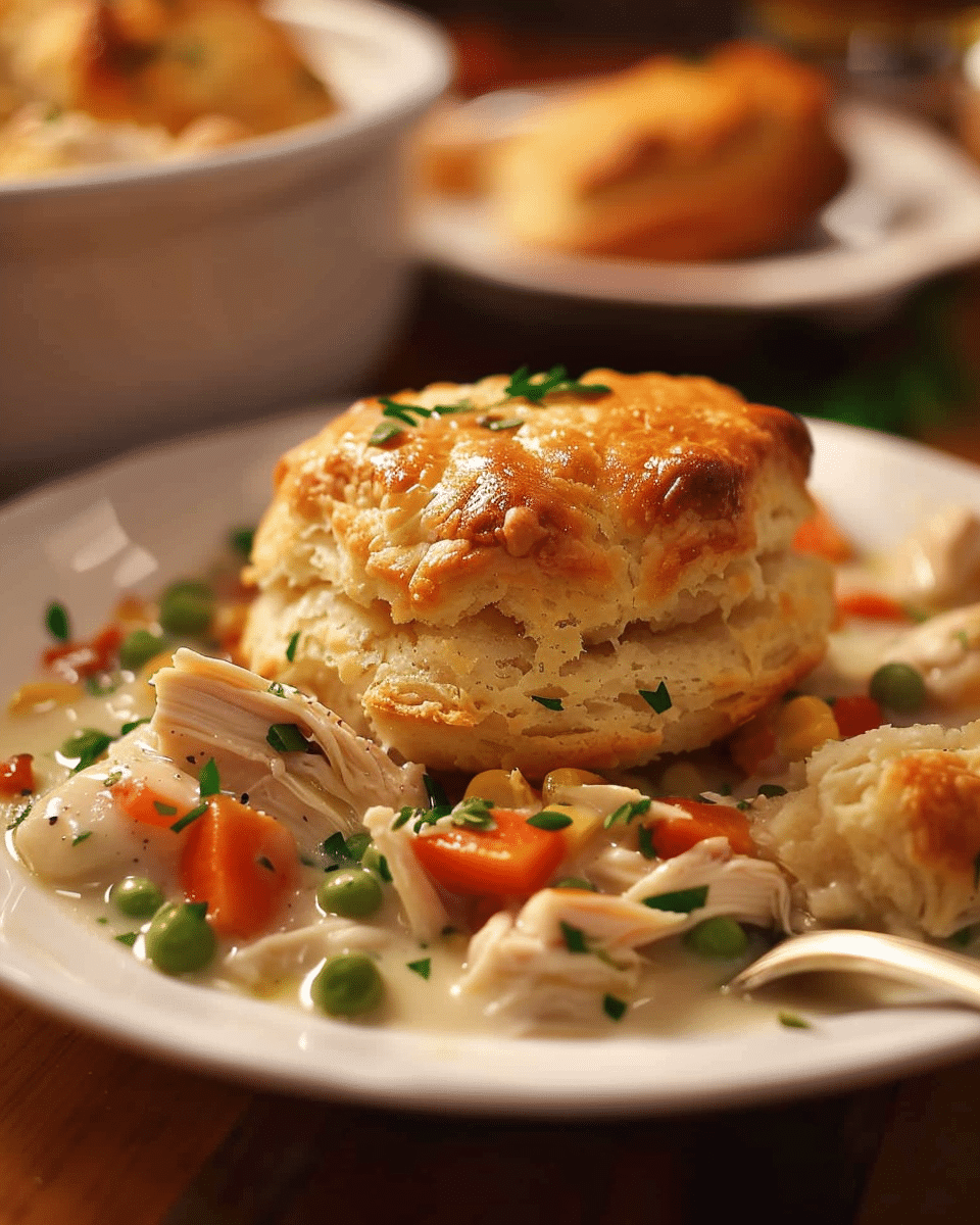 Red Lobster Biscuit Chicken Pot Pie