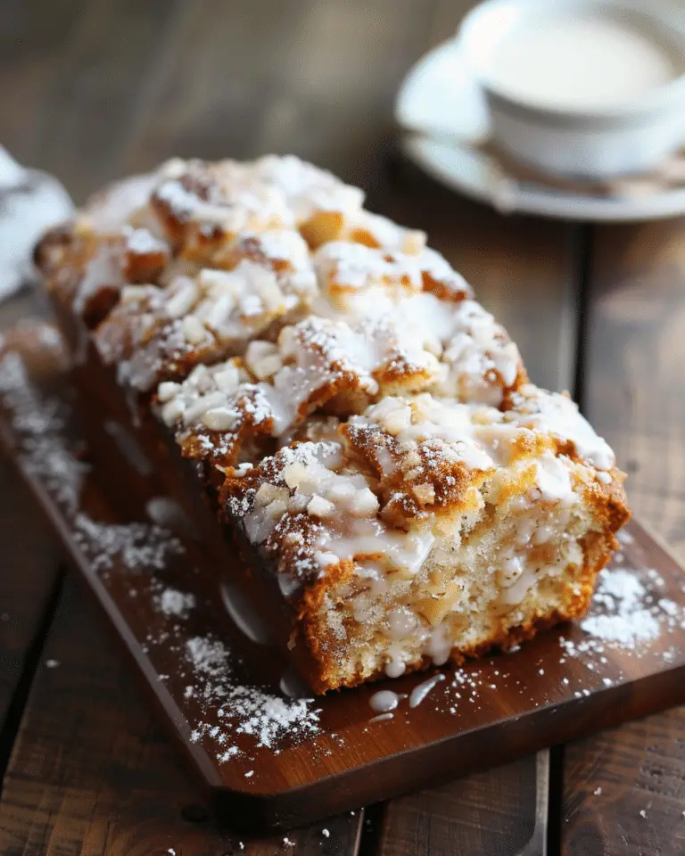Apple fritter bread