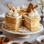 Vanilla & Speculoos Crêpe Cake