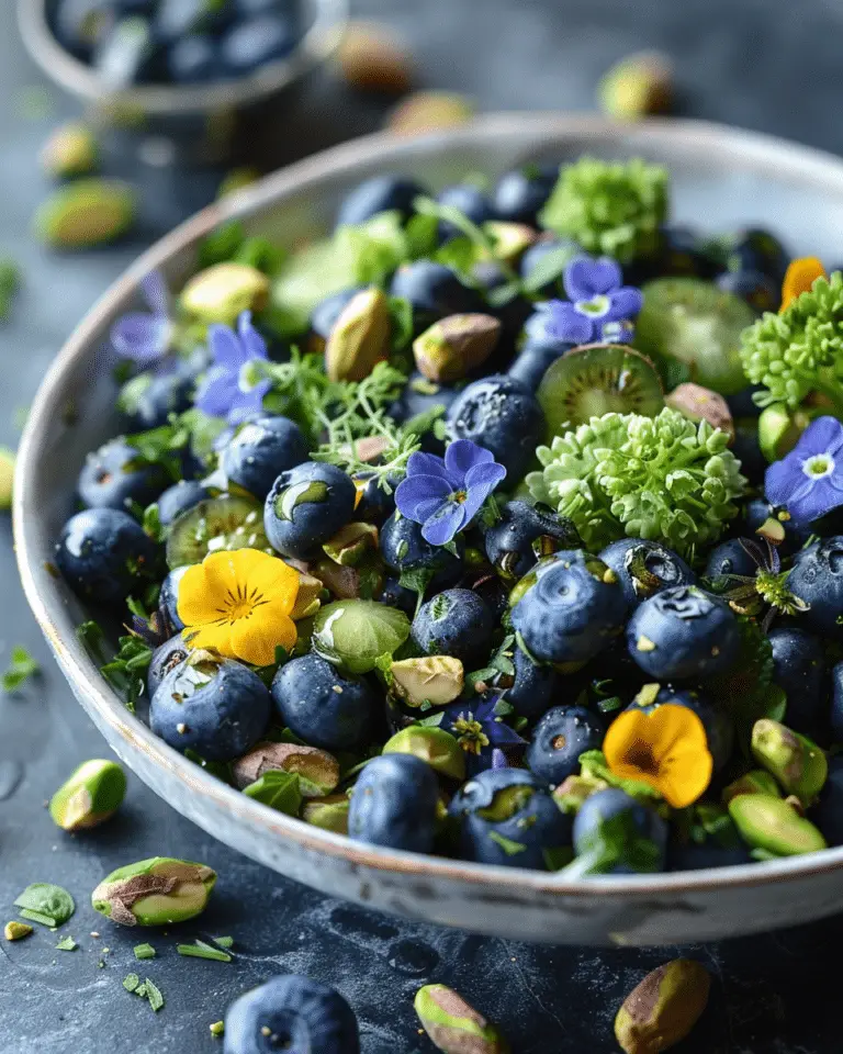 Blueberry Pistachio Spring Salad