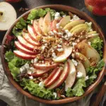 5 fall flavors: honeycrisp apple feta salad