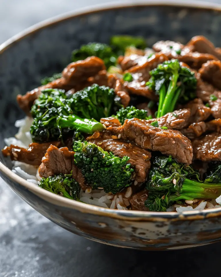 Beef and broccoli