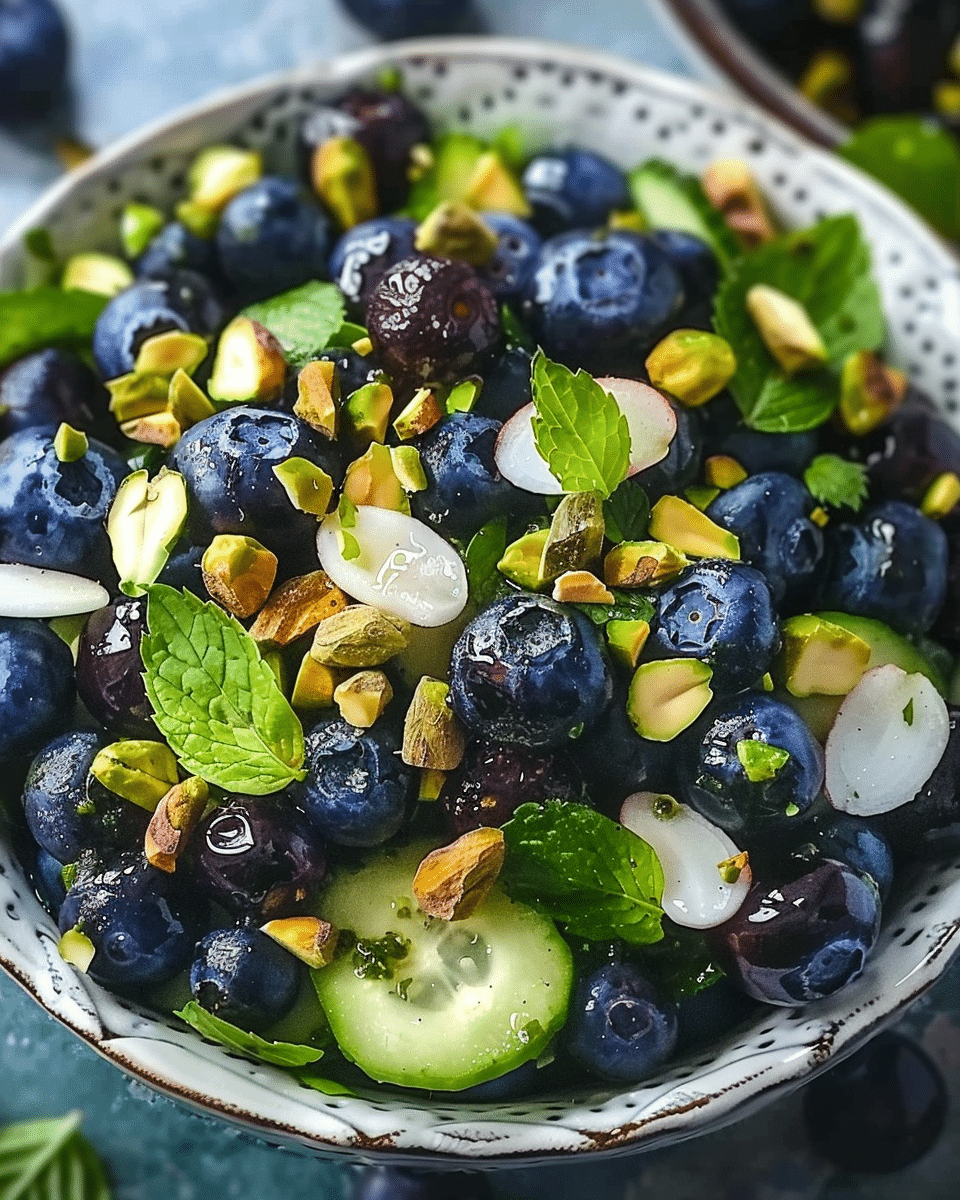 Blueberry Pistachio Spring Salad