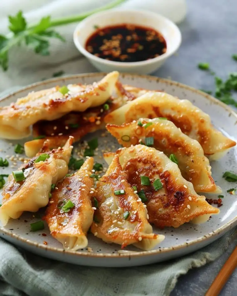 Chicken Potstickers (Pan Fried Dumplings)