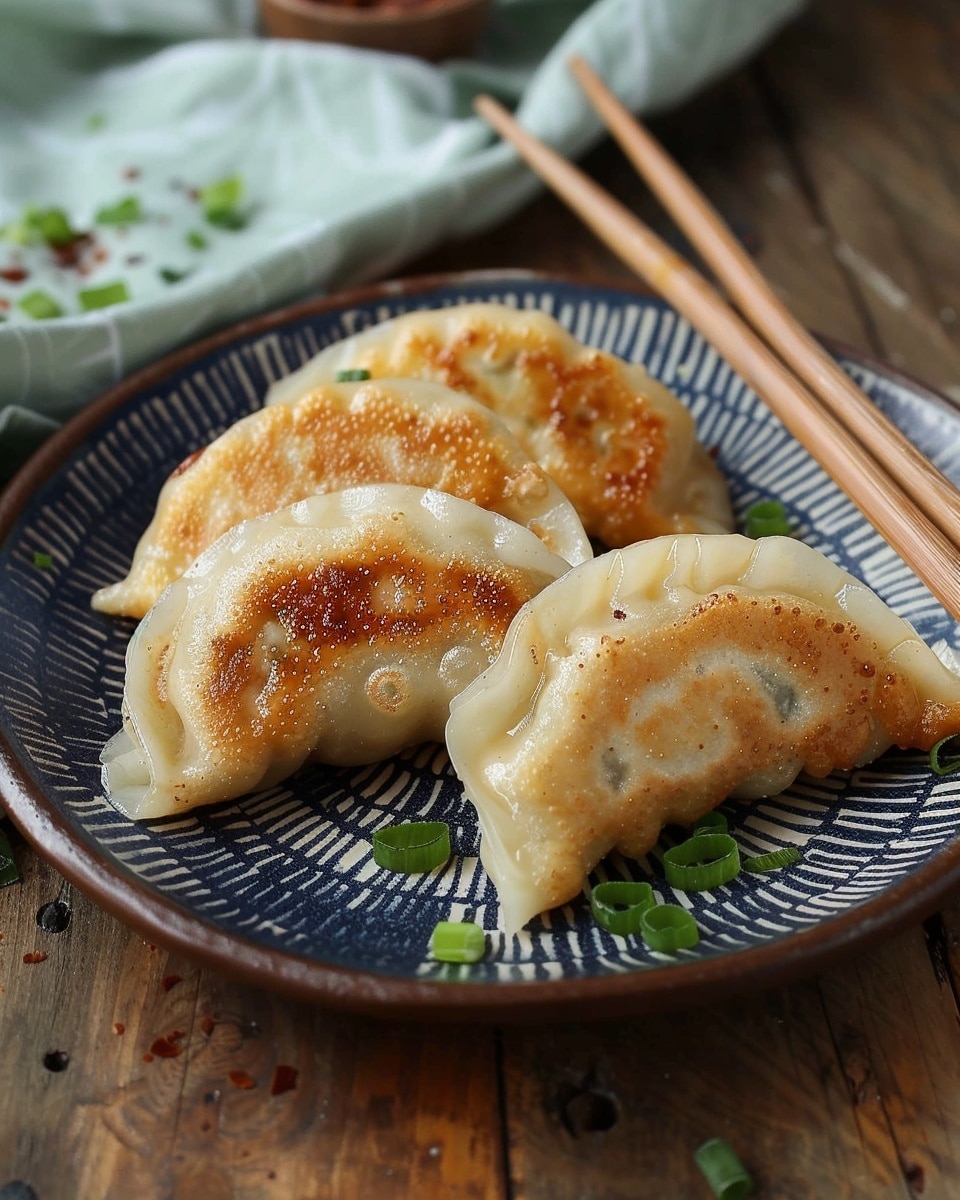 Chicken Potstickers (Pan Fried Dumplings)