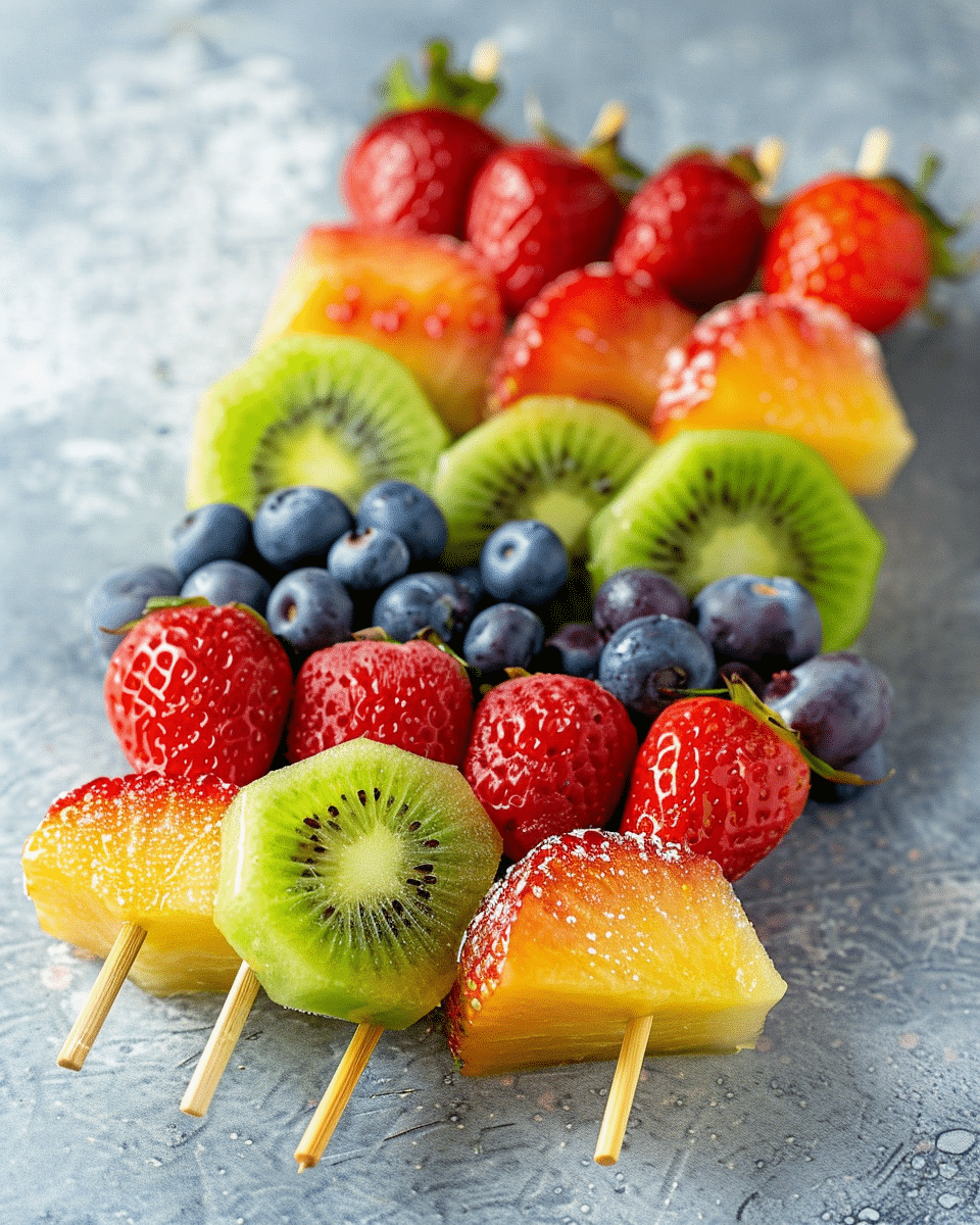Rainbow Fruit Skewers