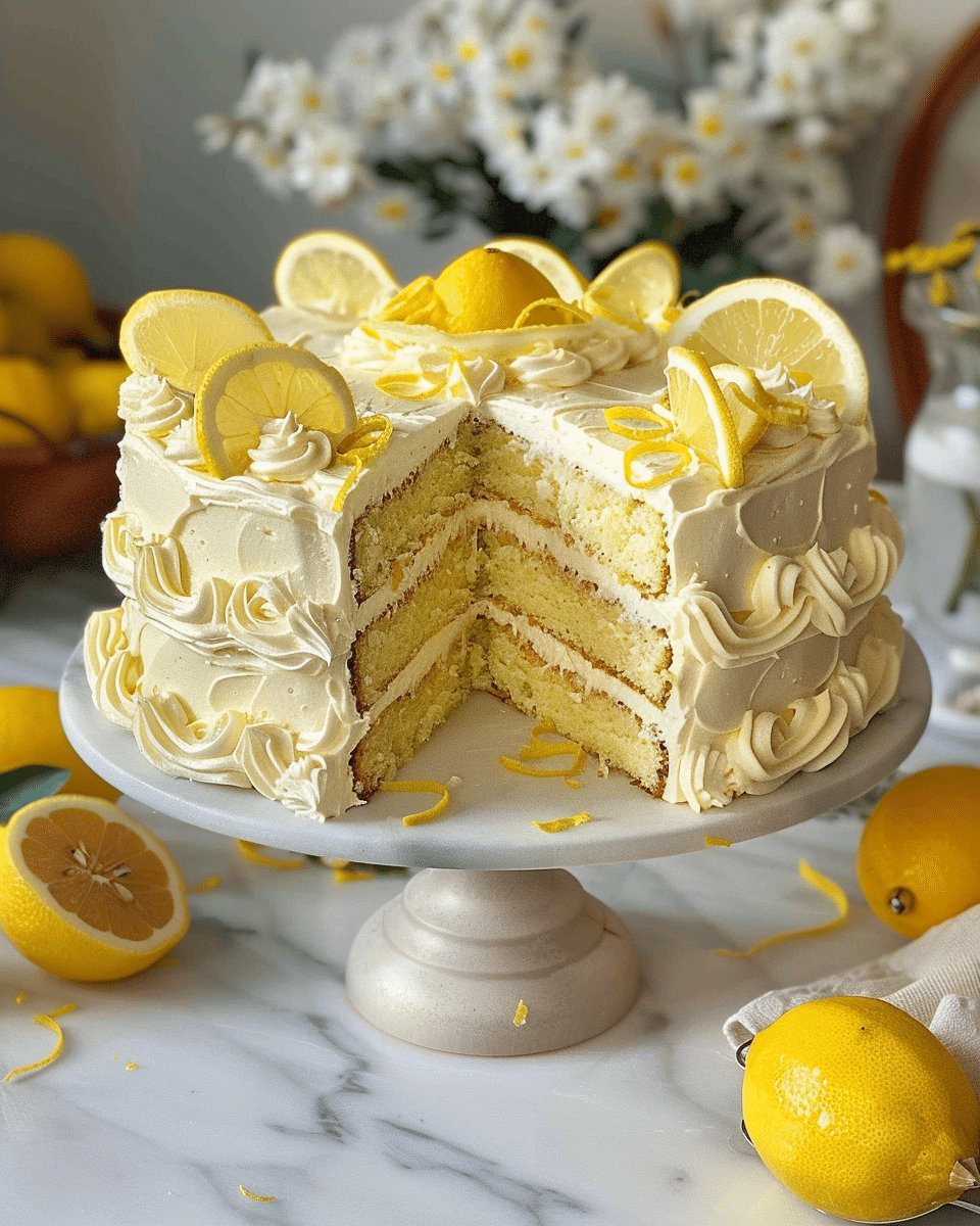 Lemon Chantilly Cake