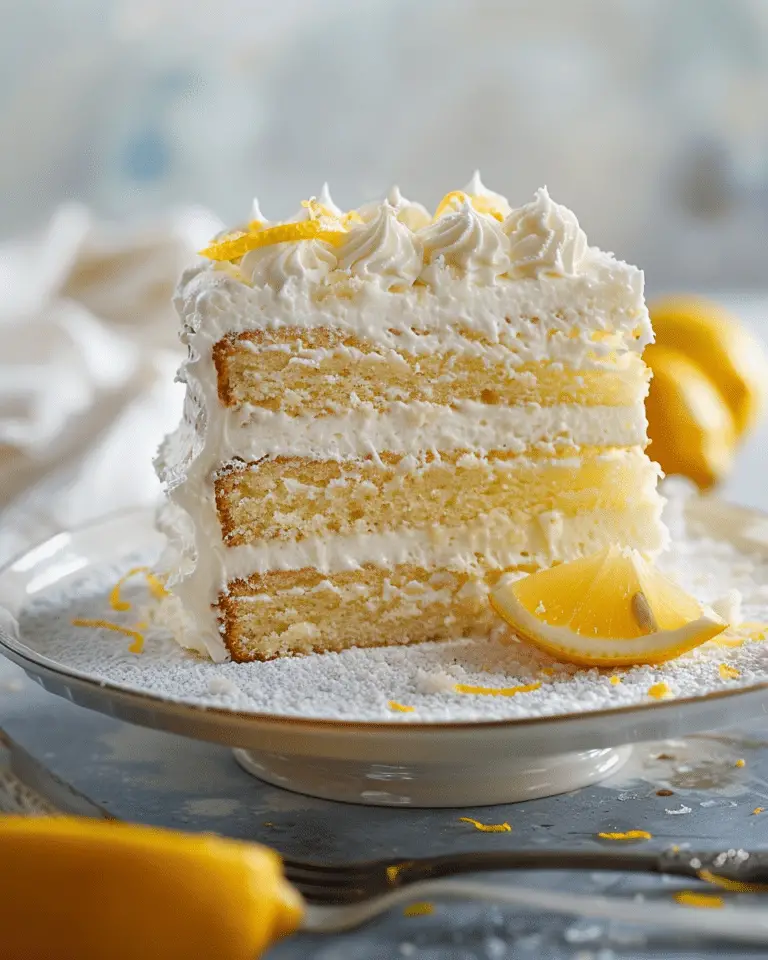 Lemon Chantilly Cake