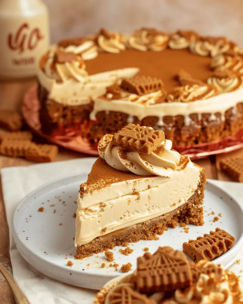 Biscoff Cheesecake {5 Ingredients!}
