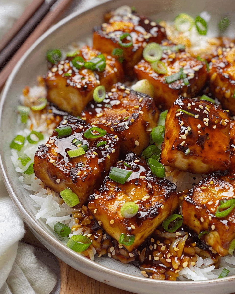 Honey Garlic Tofu