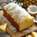 Tropical Pineapple Coconut Loaf Cake