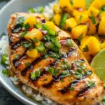 Honey Lime Chicken with Mango Salsa